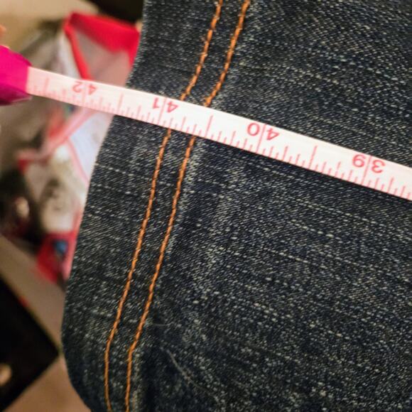 ANTIK DENIM Stretch Embroidered Low Rise Bootcut Jeans Boho S - Picture 14 of 16